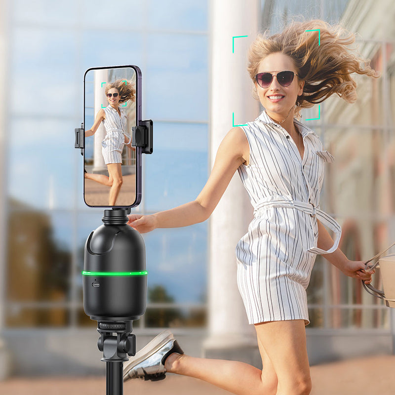 جيمبال مكتبي ذكي بتتبع الوجه 360 درجة – تحكم بالإيماءات وبدون تطبيق