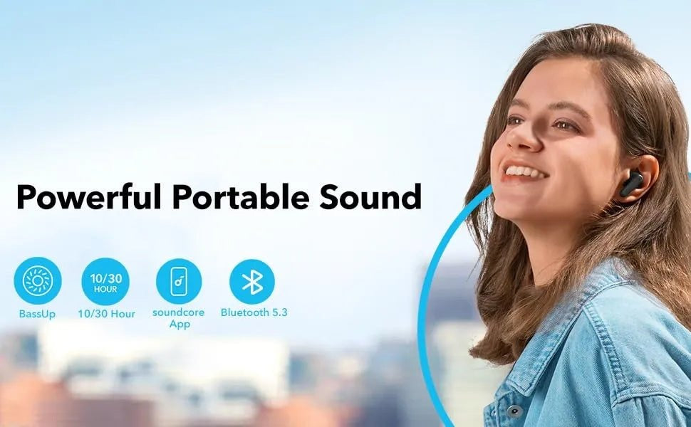 Soundcore R50i by Anker – True Wireless Earbuds with Deep Bass