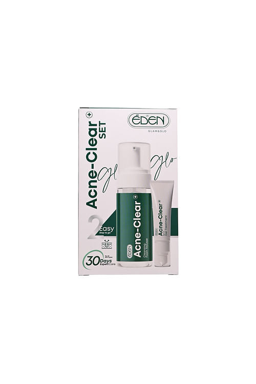 ÉDEN Acne-Clear Set – 2-Step Routine for Clear Skin in 30 Days - طقم إيدن لعلاج حب الشباب – روتين من خطوتين لبشرة صافية خلال 30 يومًا